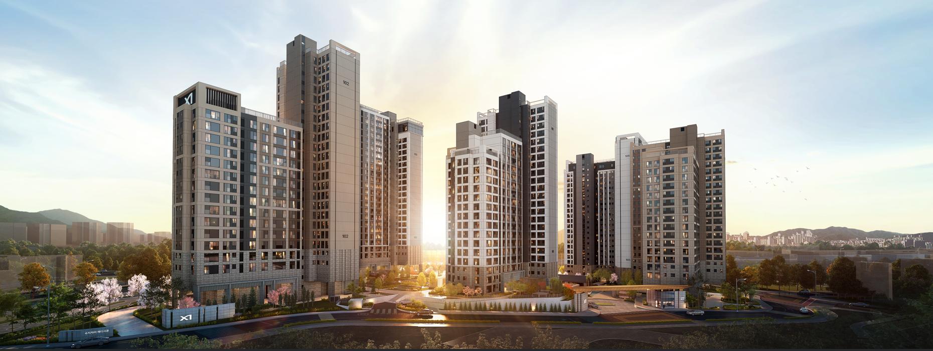 수지자이 에디시온 조감도